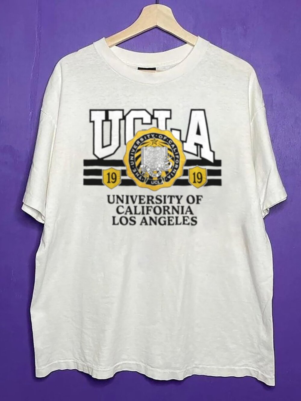 Vintage UCLA Bruins Football Shirt, University of California Pullover Shirt Tee